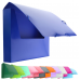Кутия с ластик А4 5 см PVC OfBox Colorline 