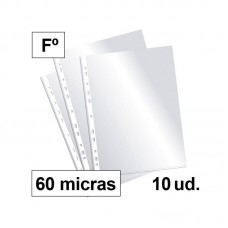 ПАПКА ДЖОБ А4+ (215 Х 315 ММ), 60 МКМ, 10 БР., КРИСТАЛ