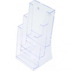 Поставка за брошури 3D13A4P, за 3 x DL (1/3 от А4) Поставка за брошури 3D13A4P, за 3 x DL (1/3 от А4)