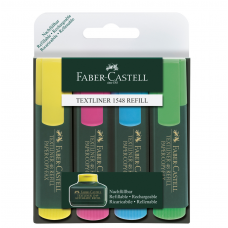 Маркери Faber-Castell 4цв. неон Маркери Faber-Castell 4цв. неон